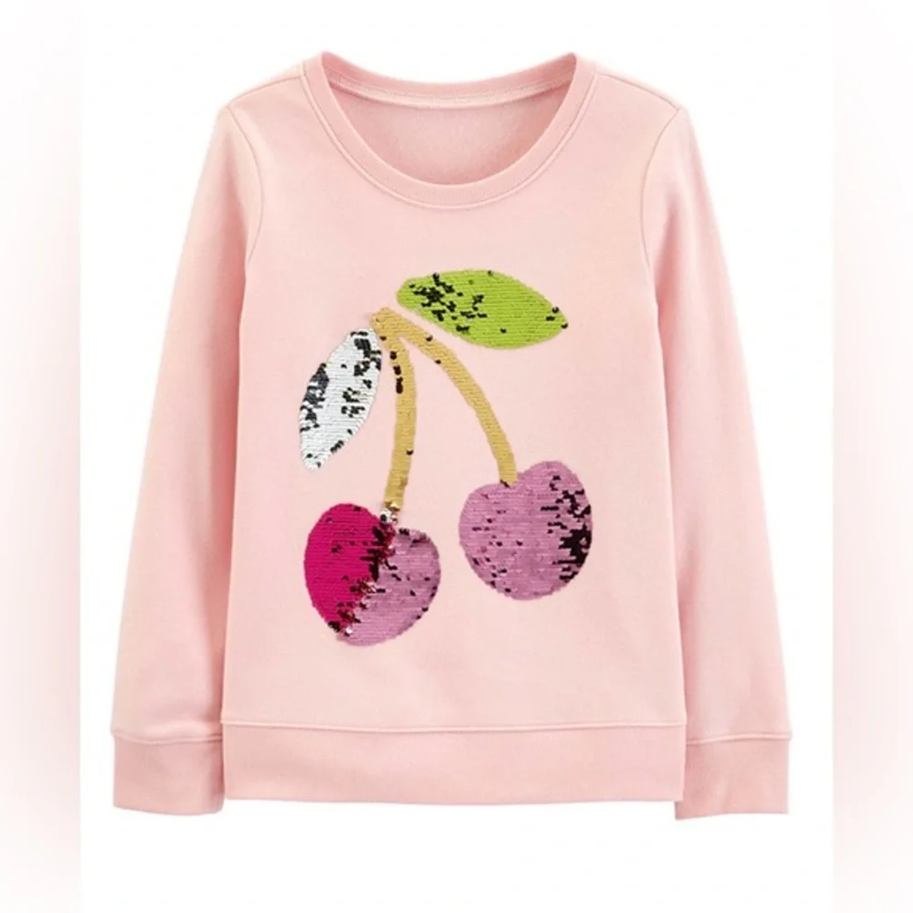 Girls‎ 4-5 OshKosh B'gosh® Cherries Flip Sequins Sweater